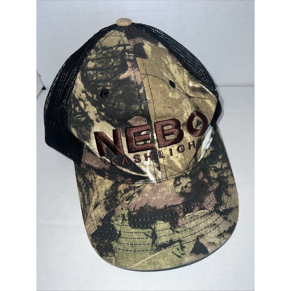 NEBO Flashlights Camoflage Trucker's Hat - One Size NWOT